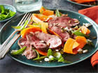 MINI LAMB RUMP ROAST WITH CARROT AND FETTA SALAD